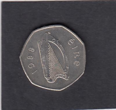 Beschrijving: 50 Pence BIRD   